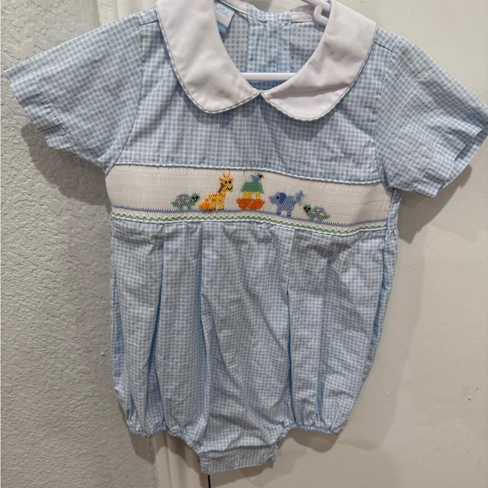 Petit Bebe 18mo smocked bubble